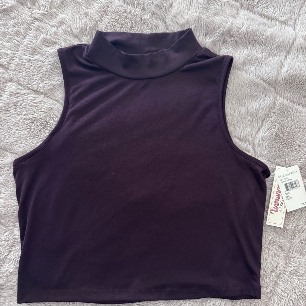 Ten Sixty Sherman cropped sleeveless turtleneck